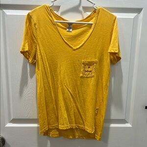 ISU Cyclones Yellow V-Neck T-Shirt with Pocket